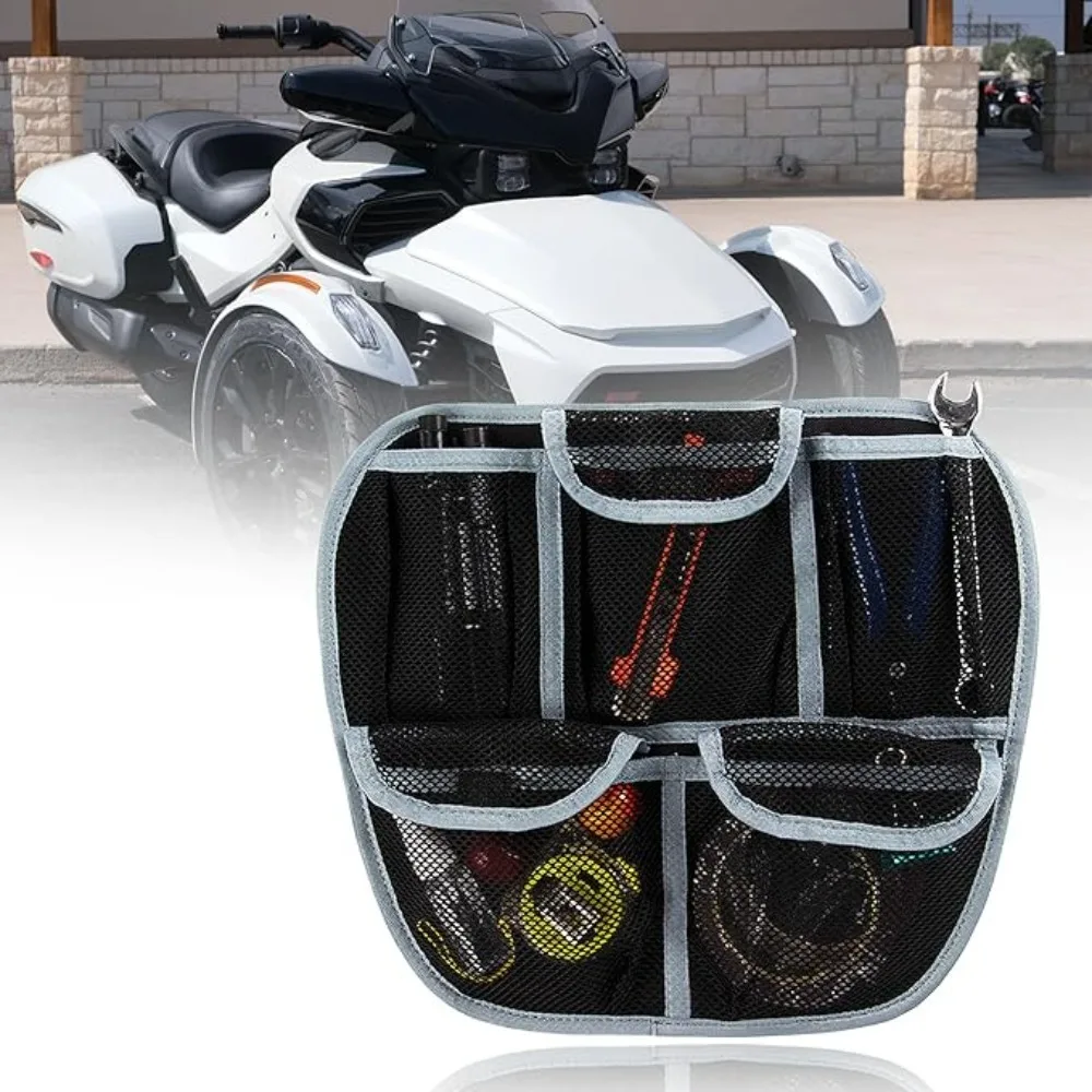 Motorcycle F3 Accessories Luggage Storage Bag Mesh Pocket Bag Front Trunk Lid Storage Bag for Spyder F3 F3S F3T F3L 2015-2024