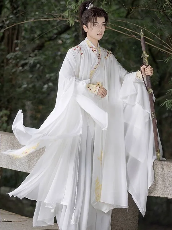 original-no-dust-wei-jin-style-embroidered-hanfu-white-unisex-spring-autumn-set-ethereal-fairy-atmosphere-long-sleeve-stand-c