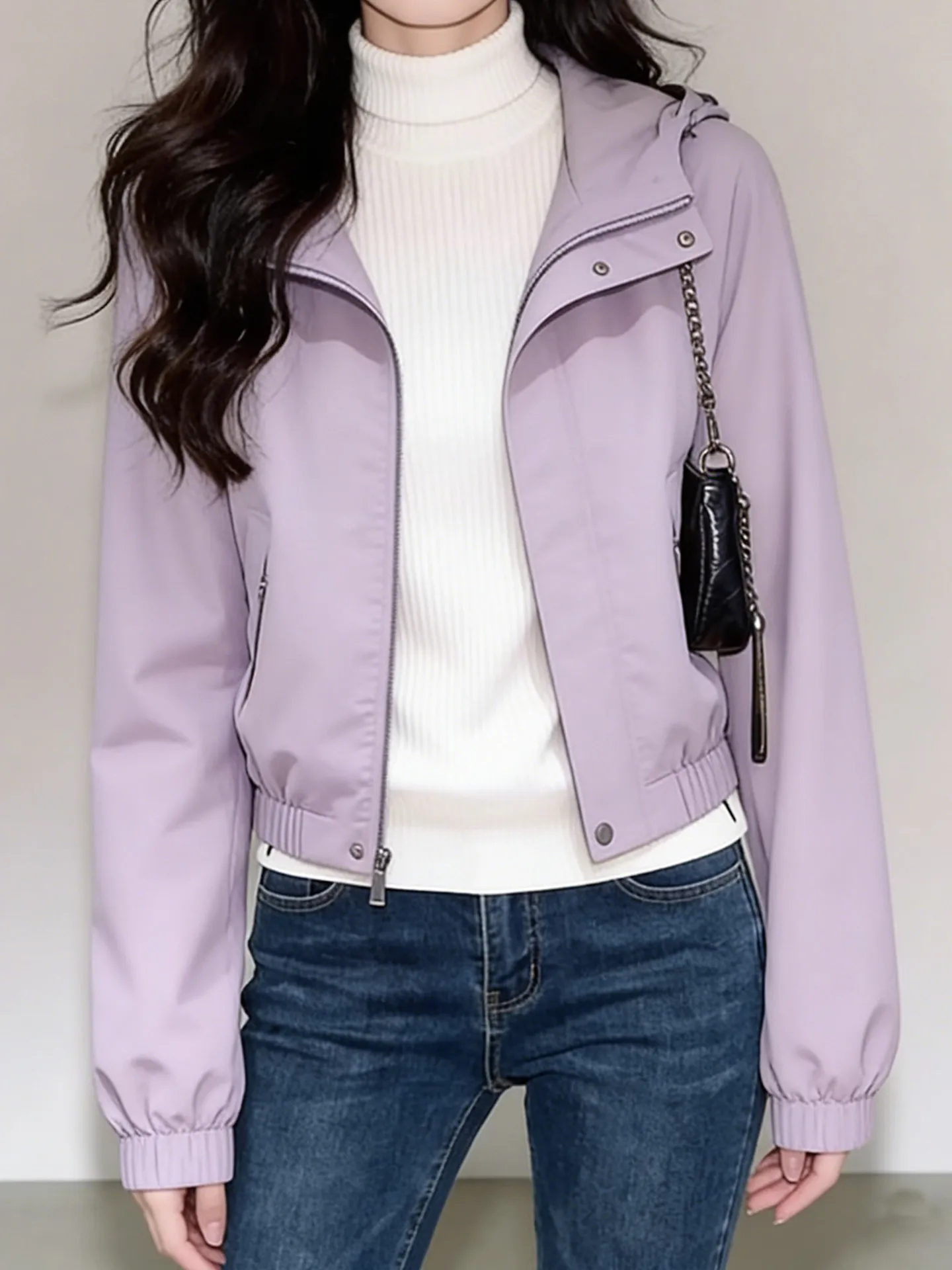 Elegant Short Coat Jacket Women's Casual Stylish Spring 2026 New Popular Small Fragrance Style Top Quality Ladieswear