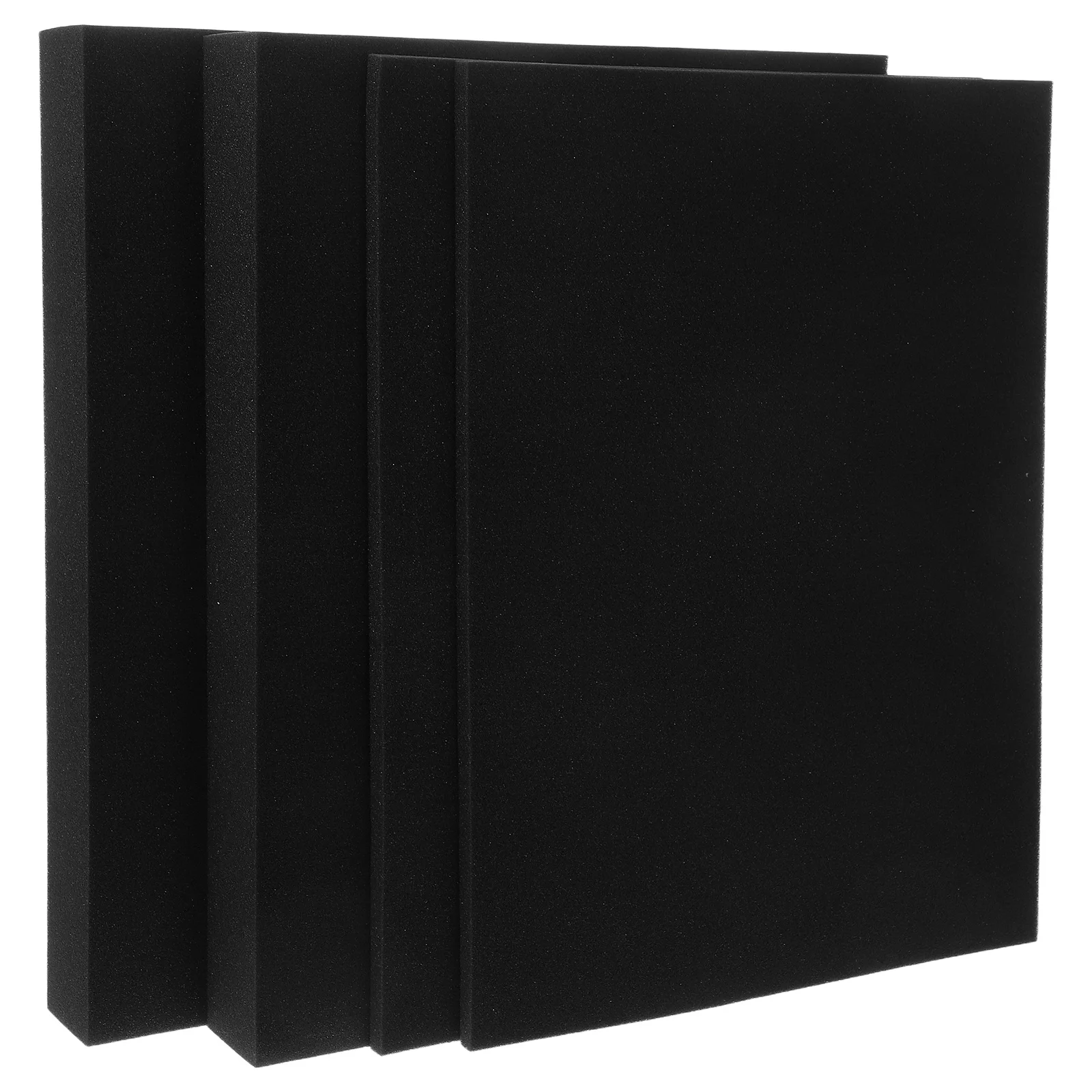 

4Pcs Black Tearable Foam Inserts Pre Cubed Sheets Protective Packaging Padding Foam Case Organizer for Shipping Storage