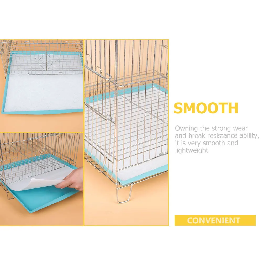 

100Pcs Leak Proof Bird Cage Pads Hygienic Odor Reducing Long Wearing Comfortable Paper Liner for Pets Parakeet Cage Accessories