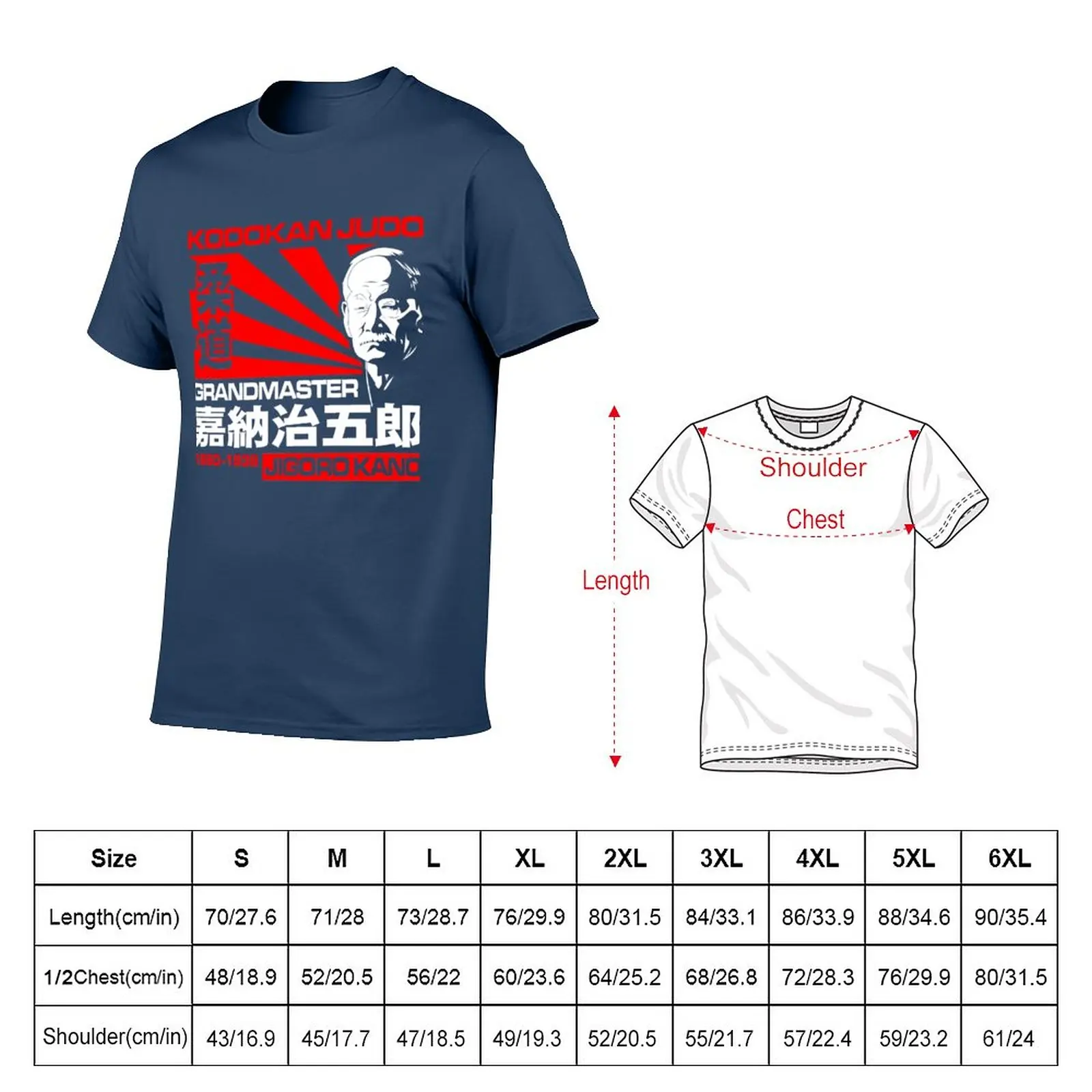 JAPAN GRANDMASTER JUDO JIGORO KANO T-Shirt sublime t shirt t shirt man summer clothes workout shirts for men