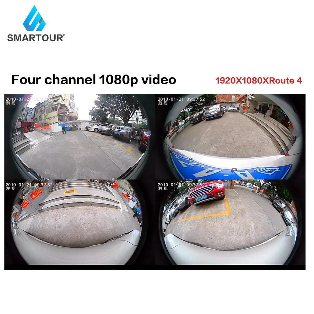 AHD 3D 360 Grad DVR HD Recorder Surround View Überwachung System Vogel Ansicht Panorama mit Hinten Vorne Links Rechts Seite kamera