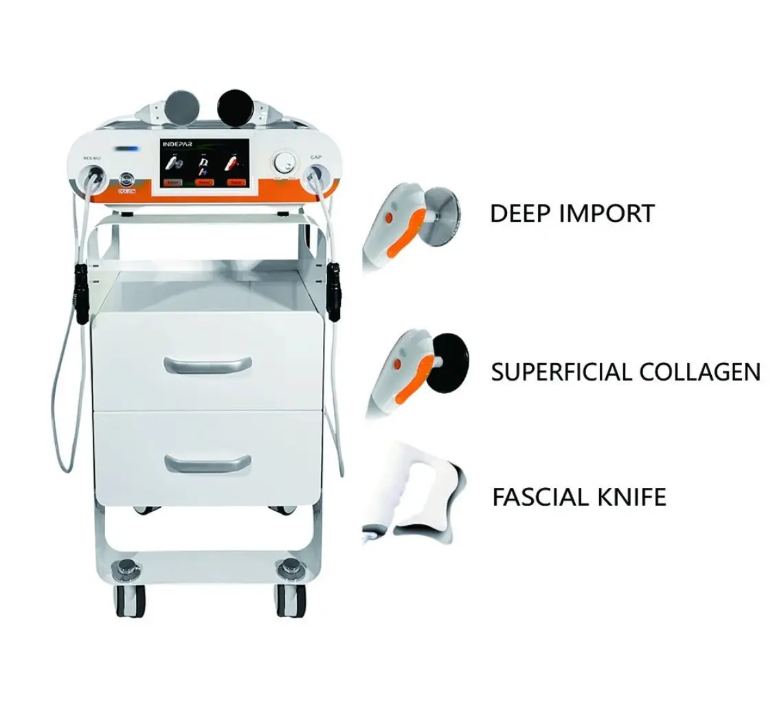 Portable 448kHz Cet Ret Monopolar RF Radio Freqeuencia Beauty Slimming Machine for Weight Loss Body Shaping Salon Equipment