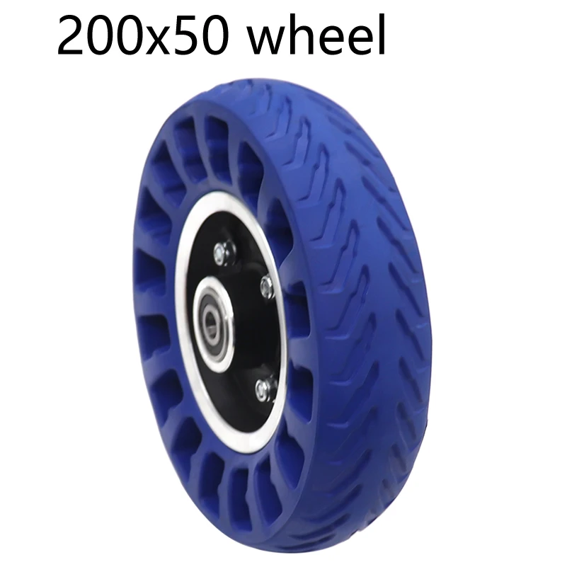 200x50 8 Inch solid Tire Wheel Electric Scooter   no-Pneumatic  with Alloy Rim  Accessories