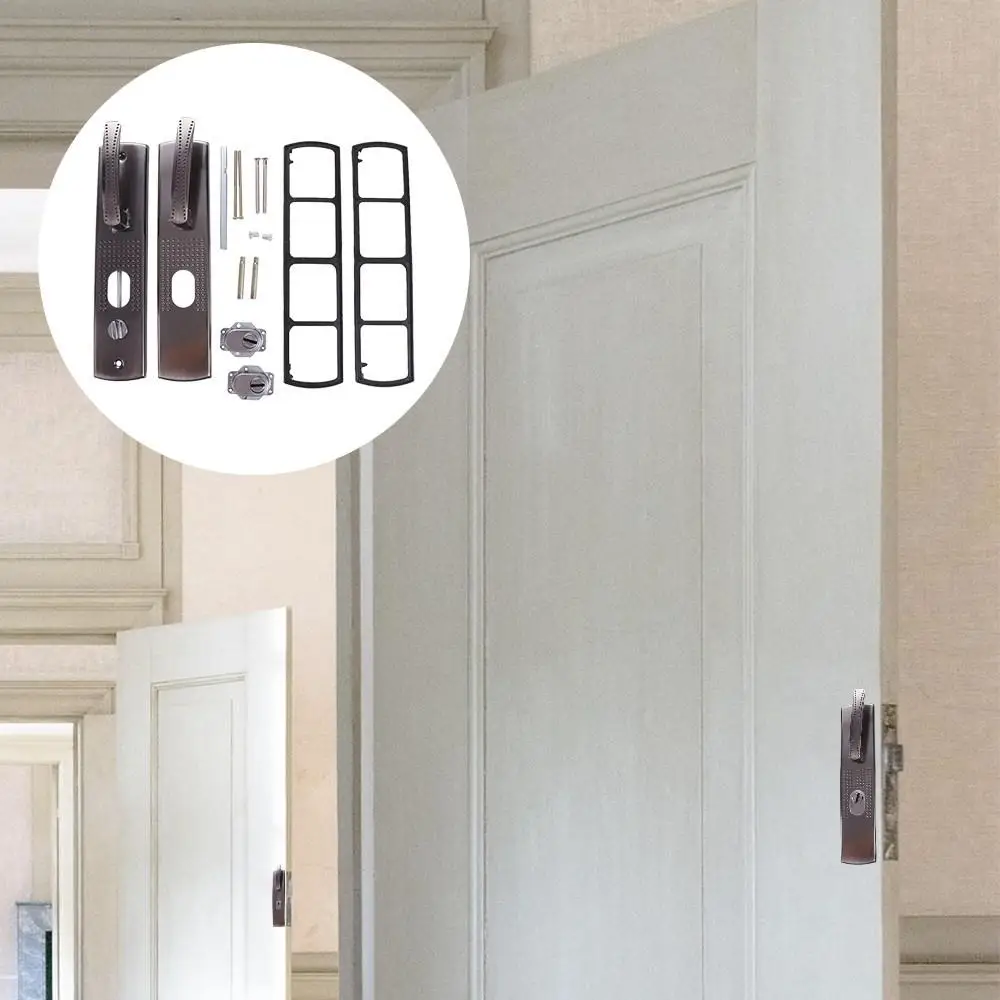 

Household Hardware Universal Security Door Handle Aluminium Alloy Thickened Panel Handle Multi Function Practical Door Lock Door