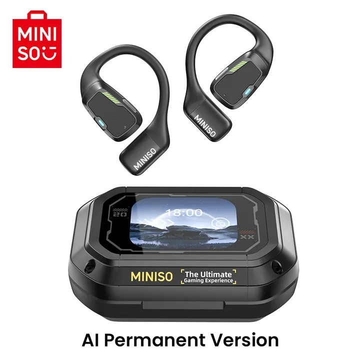 Vertaler Oortelefoon MINISO M98 AI Draadloze hoofdtelefoon Kantoor Chat Headset ASMR Headset DIY APP AI Draadloze hoofdtelefoon met Mi
