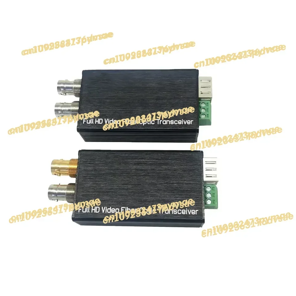 NEW Mini 3G SDI Video to Fiber Optic Converter including Transmitter and Receiver with Tally and loop out SMF 20KM