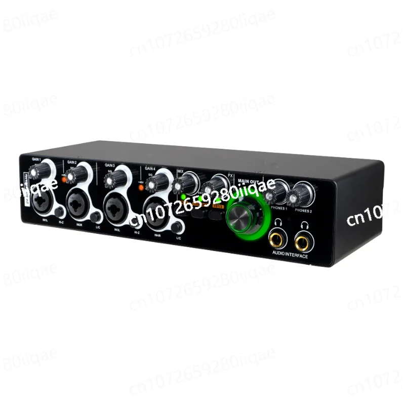 GPUB MD404 Professional 24-bit 192kHz Studio Audio Sound Card Universal Serial Bus Audio Interface Field Recording