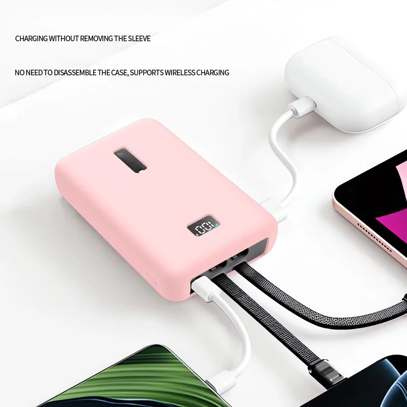 

Protective Silicone Case for Anker Zolo 20000 mAh 30W, Power Bank Dust Cover Skin Shell Power Supply Carry Travel Storage Cover