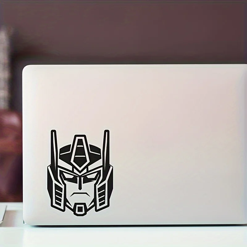 

1 шт. стильная наклейка на голову Transformers Optimus Prime, идеально подходит для персонализирующих ноутбуков, необходимая для фанатов