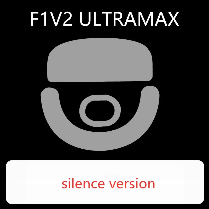 1 Set Meow Gaming Gear MGG Ultraglide Mouse Skates For ATK F1 V2 Ultra Max Brake Silence Feet ICE Speed Glides PTFE