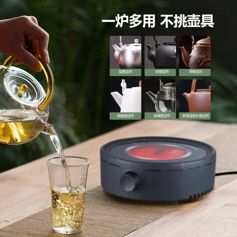Poêle électrique en céramique, théière, mini petit brassage intelligent pour thé, 110V