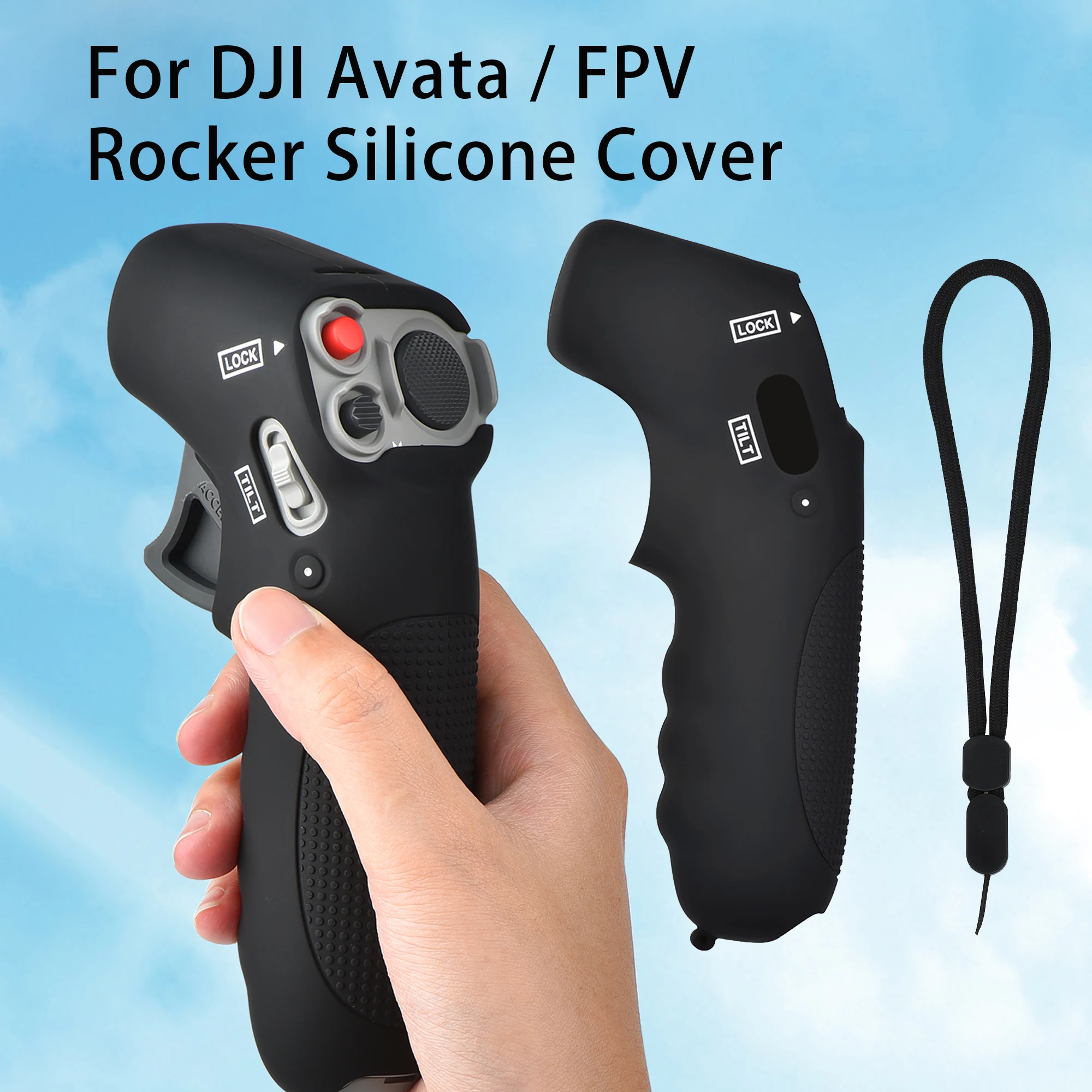 สำหรับ DJI Avata อุปกรณ์เสริมสำหรับ DJI FPV/DJI Avata Rocker ป้องกันซิลิโคนกรณี Anti-Drop Anti-Lost ป้องกันฝาครอบ