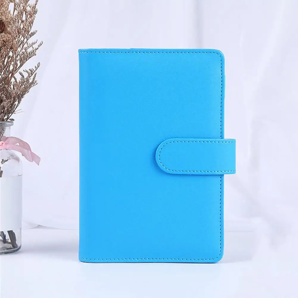 Magnetic Buckle A6 Notebook Binder 2022 Pocket Notepad Loose Leaf Binder Note Book Faux Leather Agenda 2022 Notebook блокнот