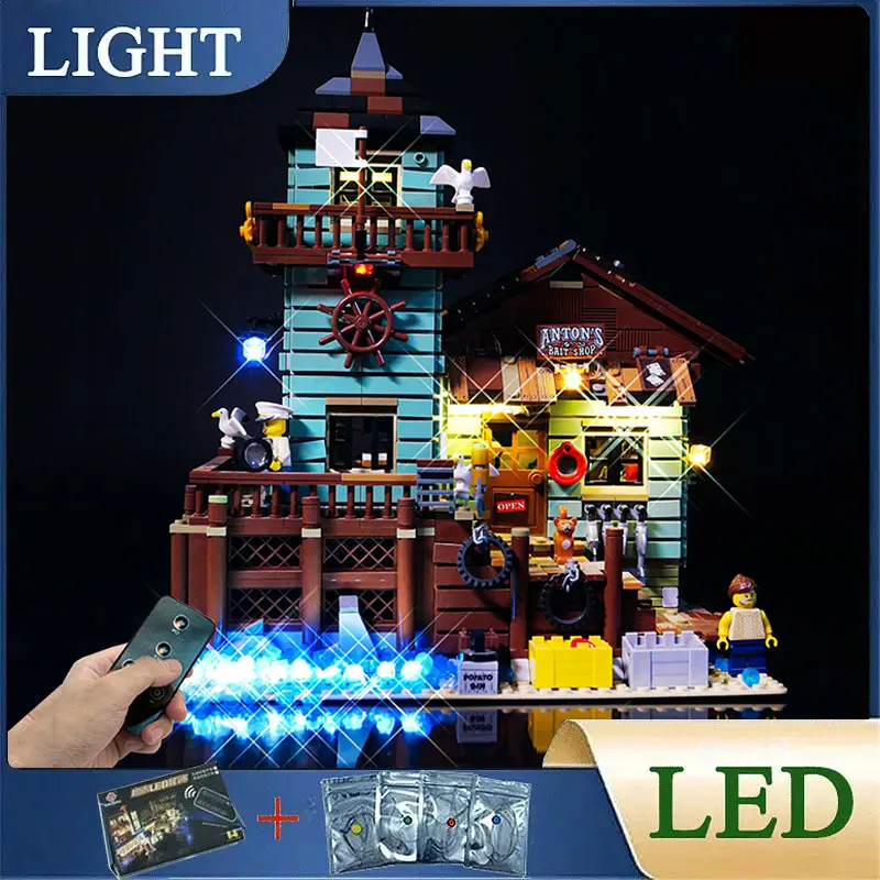 

DIY LED Light Kit For LEGO 21310 Old Fishing Store Building Block Set（Only LED Light,Without Blocks Model）