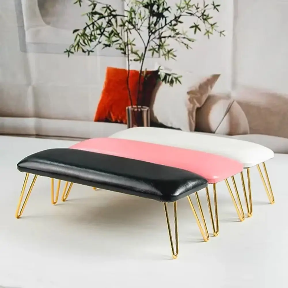 

Foldable Nail Arm Rest Cushion Hand Support Pu Leather Soft Nail Pillow Arm Rest Space-saving Manicure Hand Pillow Manicure Tool