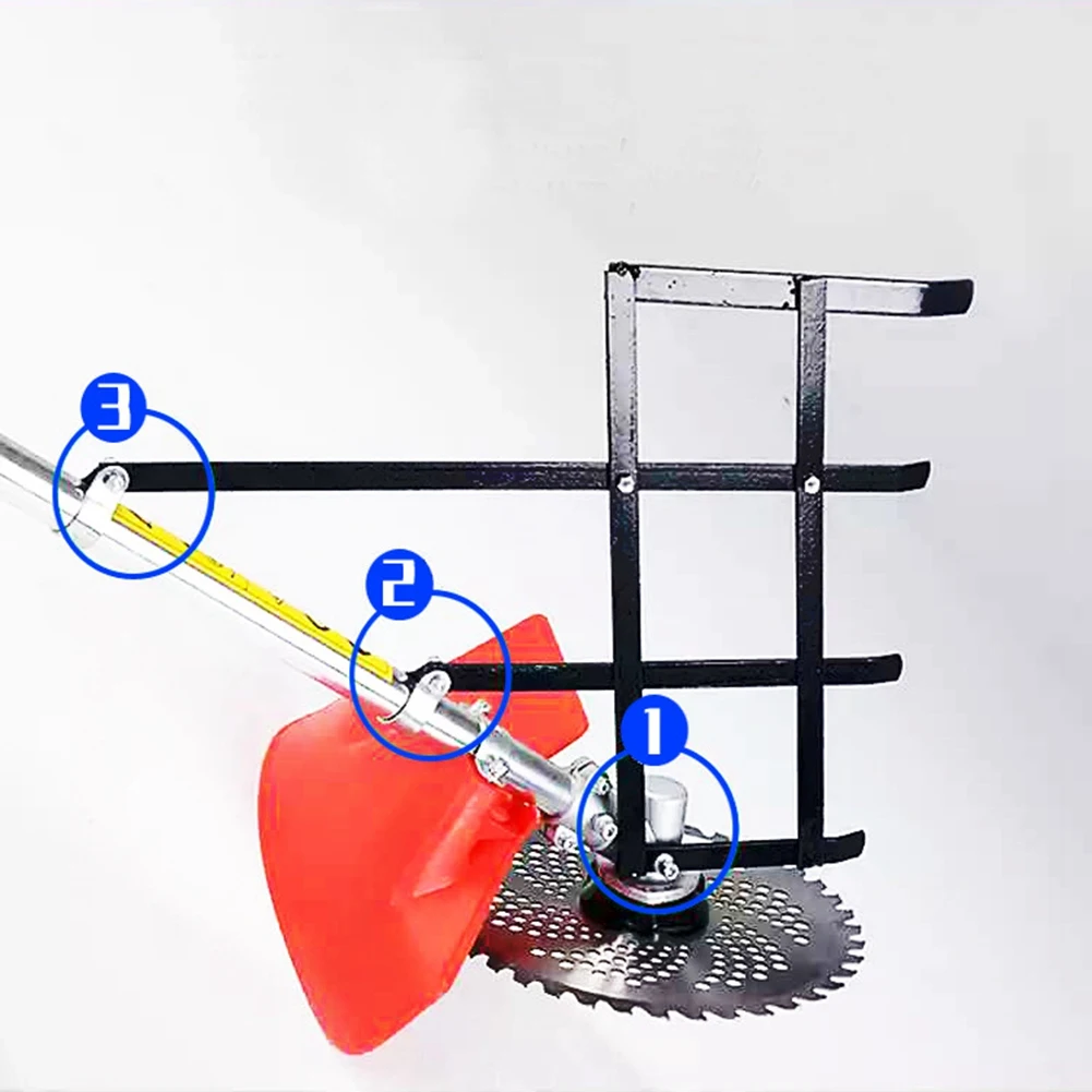 Desbrozadora, cortacésped, cortador de césped, piezas de desmalezado multifunción, soporte de césped para plantas de césped, piezas de recortadora