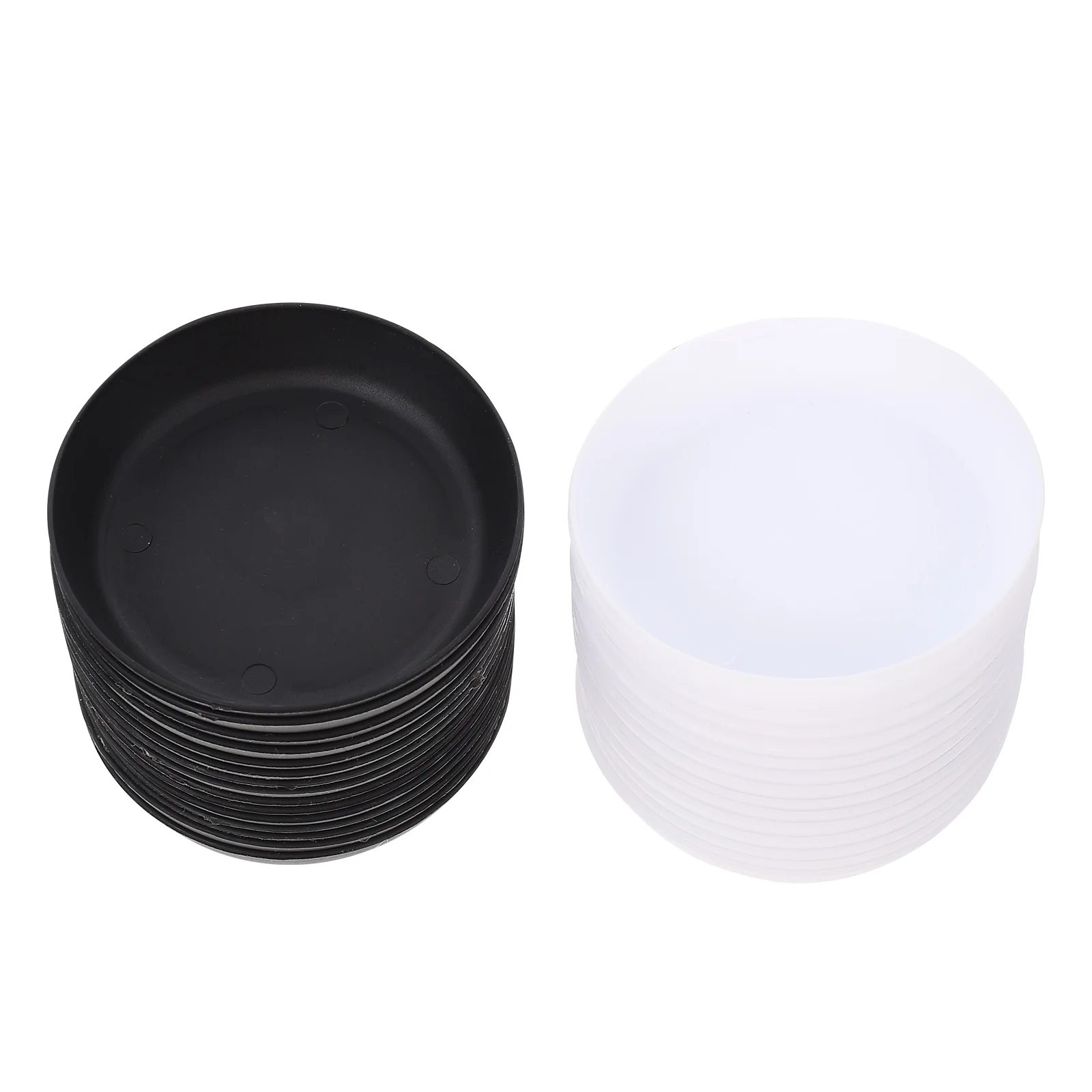 

Potted Plants Flower Base Pots for Plate Round Planter White Gardening Water Trays