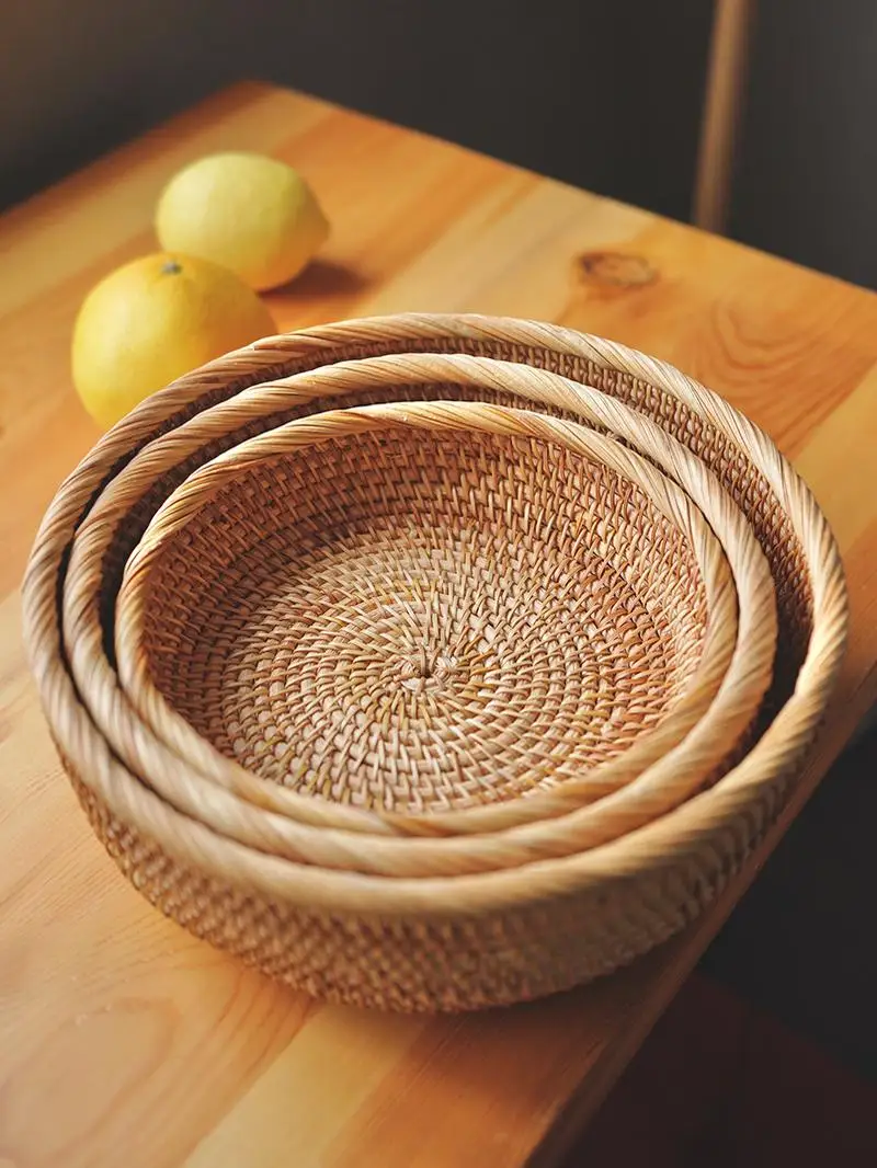 

Плетеная корзина ручной работы Good Morning Store: для хранения, хлеба, фруктов, закусок, димсамов, органайзер для дома