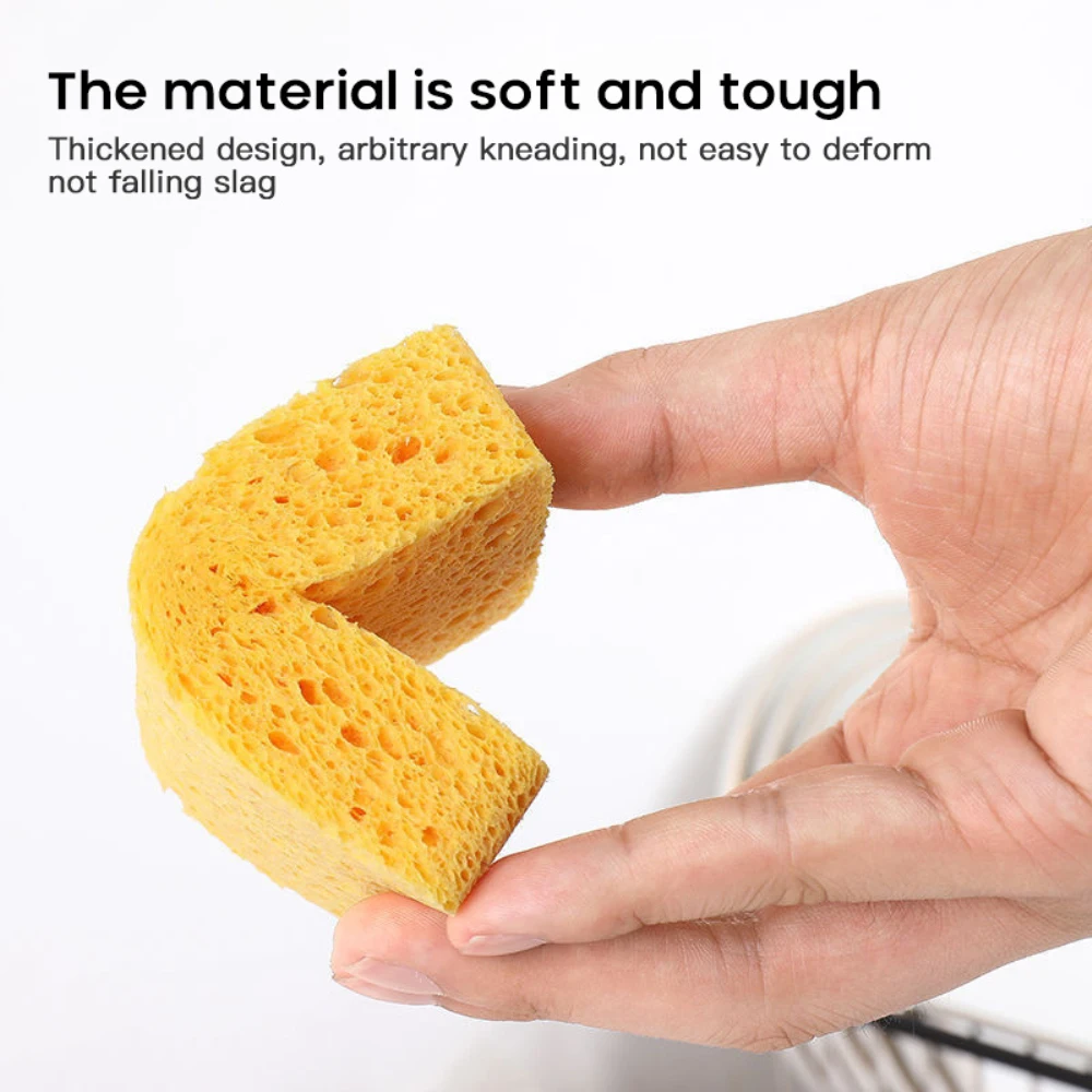 Wood Pulp Sponge Innovative Convenient Eco-friendly Durable Versatile Kitchen Dish Cleaner Accessory Kitchen Accessory Reusable