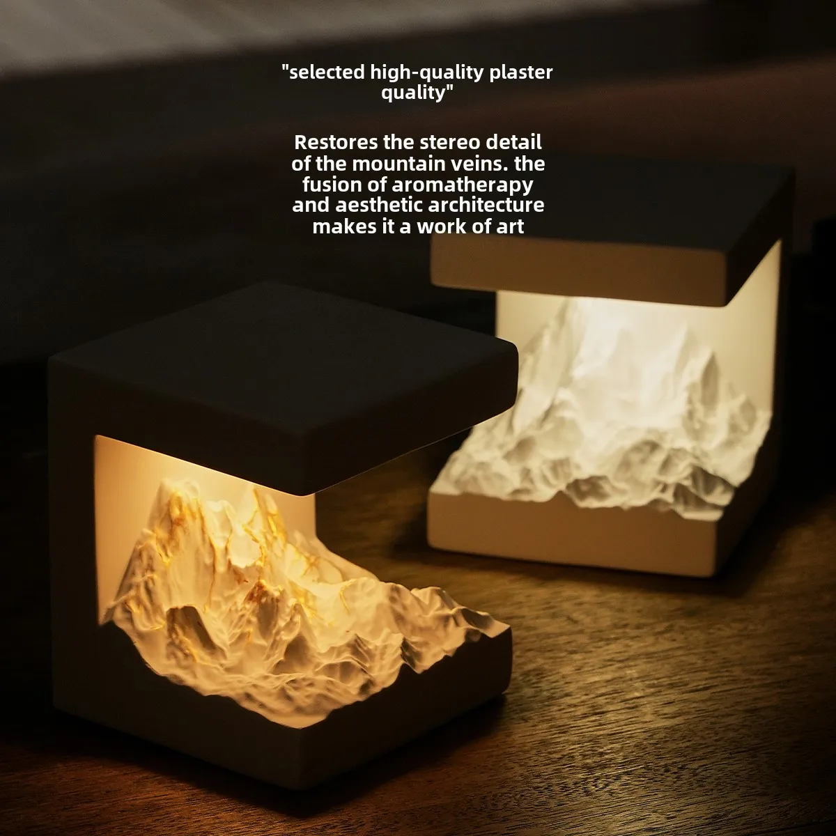 Aromatherapy birthday gift diffuser stone gift box night light fireless aromatherapy ornament