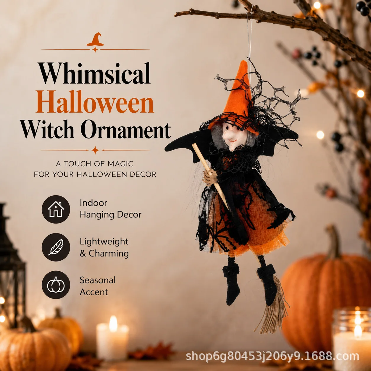 Halloween Tree Decoration Ornament Hanging Halloween Decoration Decoration Party Party-Haunted Tree Decoration Party Witch High