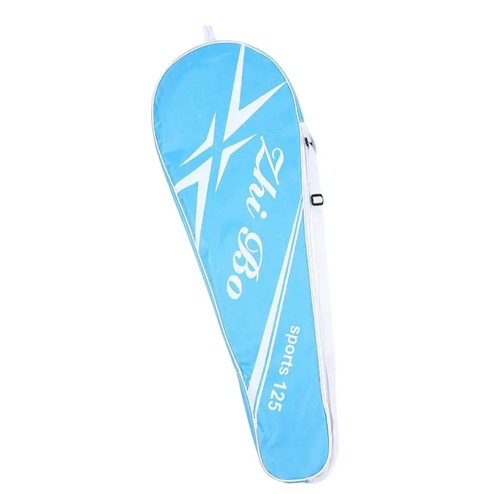Pink Blue Waterproof Sport Supplies Protective Cover Racquet Pouch Badminton Rackets Bag One-shoulder