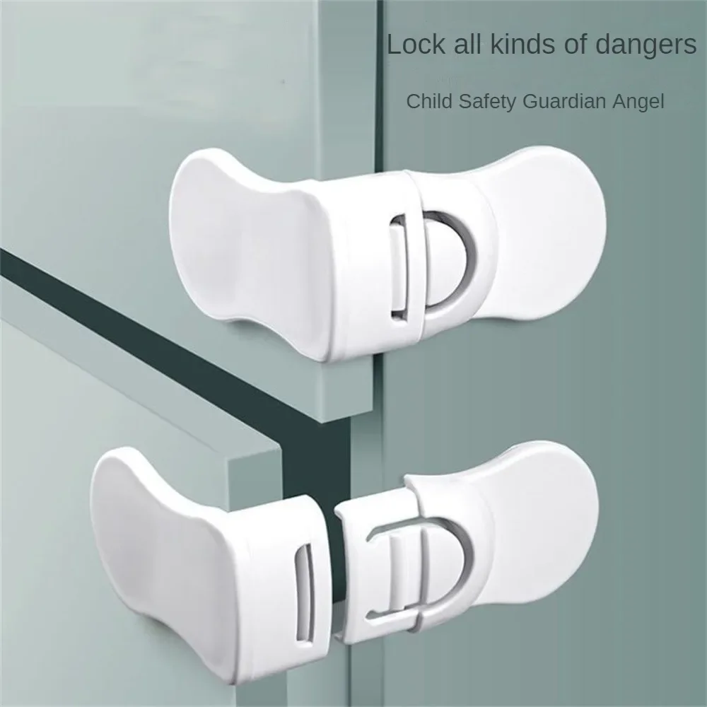 1/3/5Pcs Safety Drawer Lock Children Anti-Pinching Hand Cabinet Lockers Refrigerator Closet Protection Kids Safe Buckle Locks