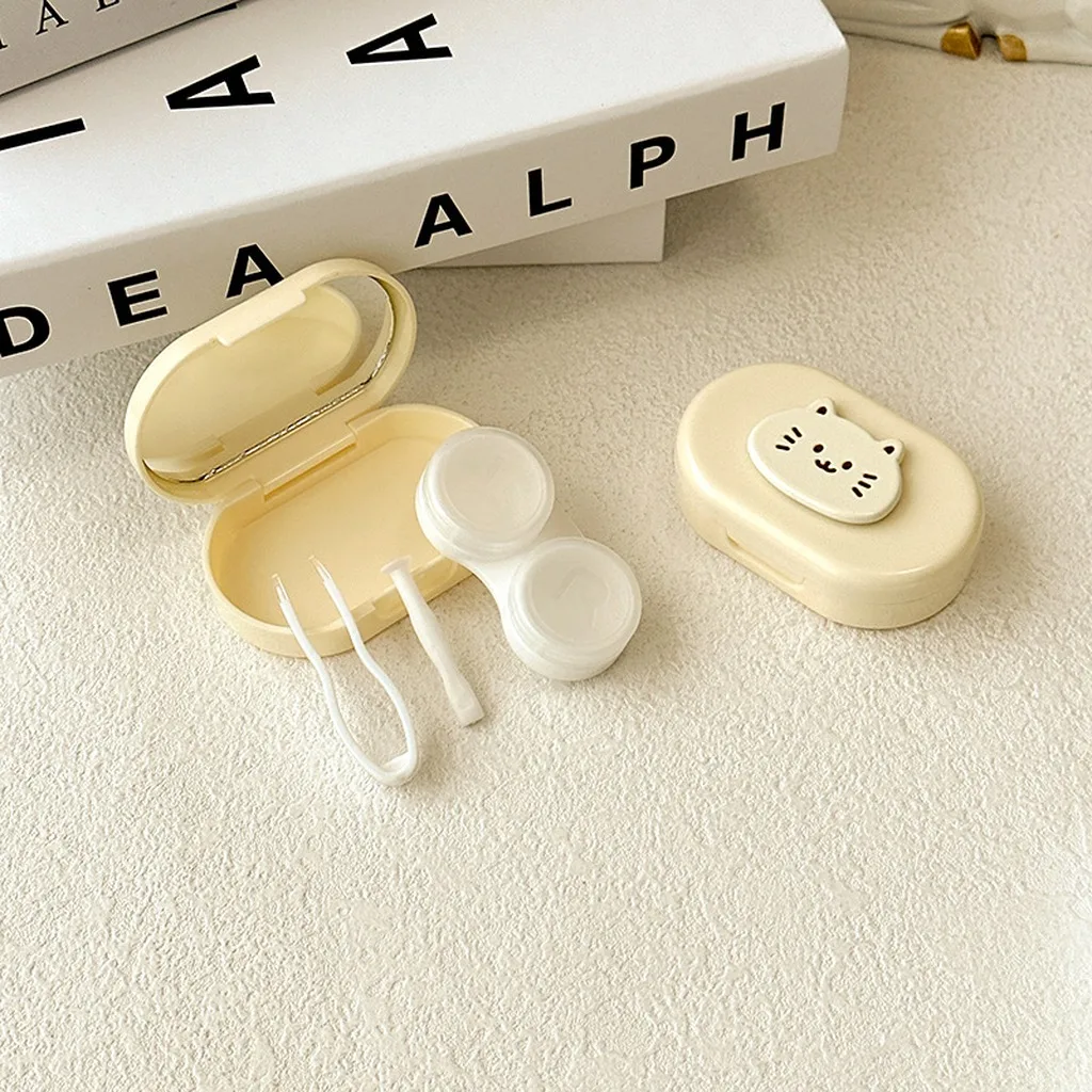 Portable Contact Lens Case Compact Contact Lens Storage Case Contact Lens Case Minimalist For Backpack
