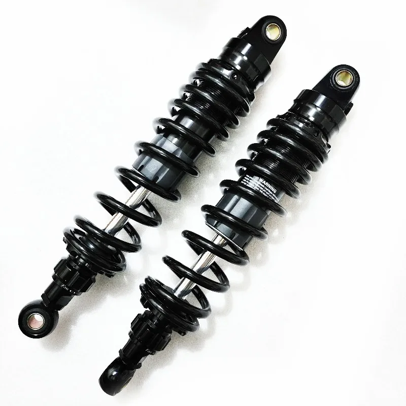 One Pair 305mm 320mm 330mm 340mm 350mm 360mm 8mm Spring Motorcycle Shock Absorber Adjust Rear Suspension for Yamaha Honda Suzuki