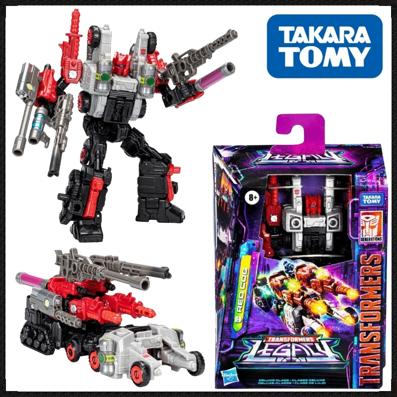 In Stock Takara Tomy Transformers G Series Legend Channel Limited D Class Red Cog Figure Model Anime Action Deformation Robot