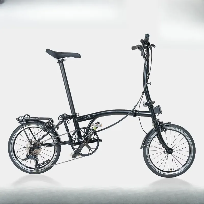 

Trifold bicycle adult ultra-light portable retro 9-speed 16-inch bicycle