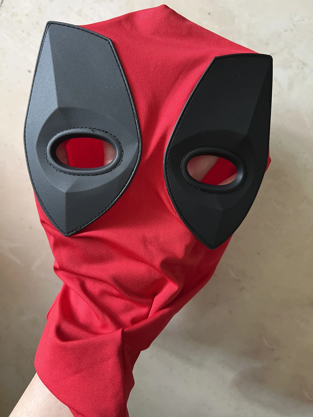 Máscara Cosplay Deadpool e luvas de mão para adultos, fantasia de super-herói masculina, Halloween e Natal, acessórios de RPG