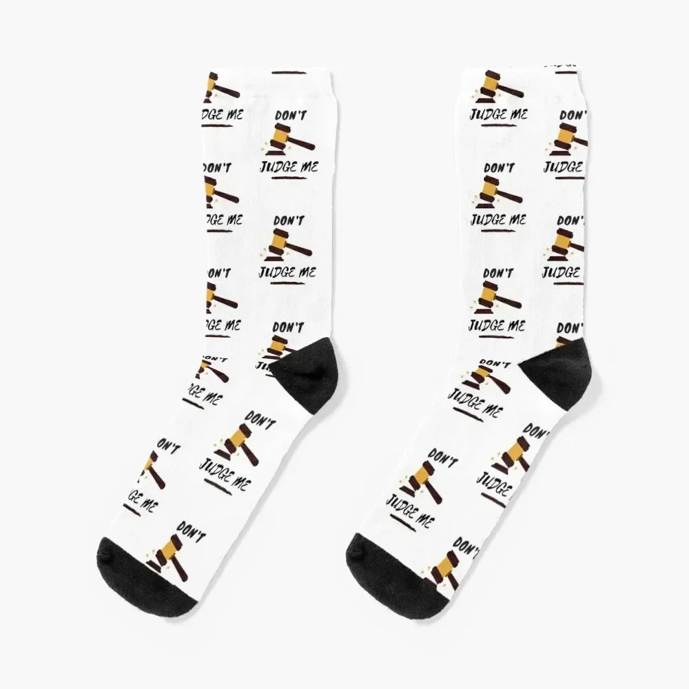 Dont Judge Me Socks Antiskid soccer colored Socks Men's Women's