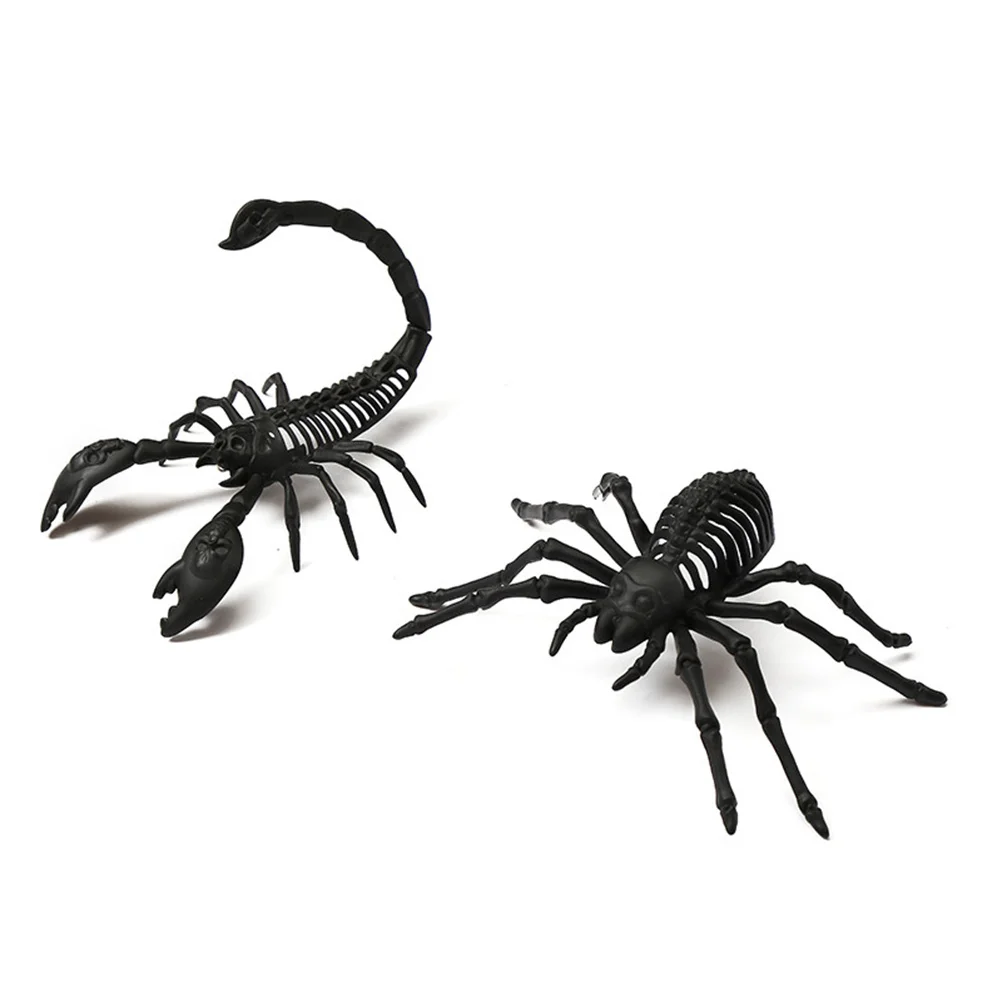 1 pz simulazione plastica scorpione falso bug illumina scherzo di Halloween decorazione del partito puntello scherzo giocattolo silulazione insetti