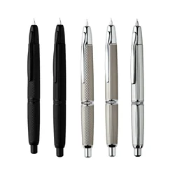 Majohn A1 AK1 Press Fountain Pen with Fish Scale Pattern EF 0.4MM Nib Metal Writing Ink Pens School Office Supplies Gifts Pens