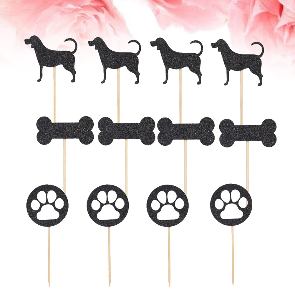 

Cake Topper Dog Bone Cake Topper Footprint Cake Decor Cake Decor Footprint Dog Dessert Decor
