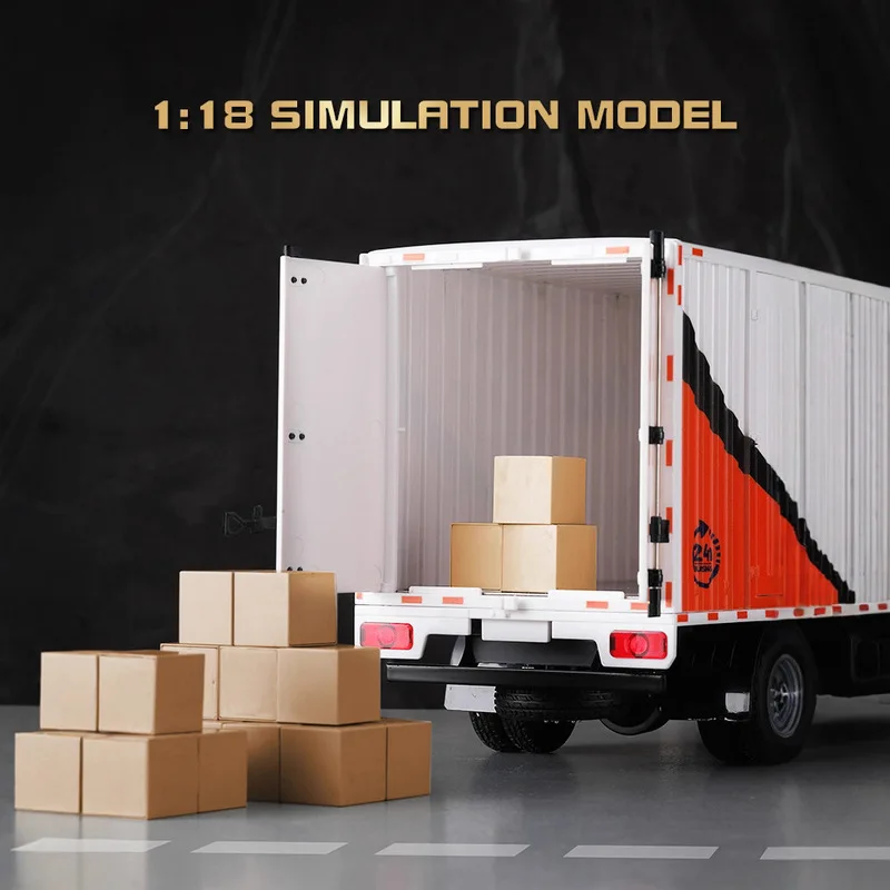 Huina 524 1:18 Scale Remote Control Truck RC Car Semi-Alloy Body 12 Channel Express Model Ideal Gift for Boys Birthday
