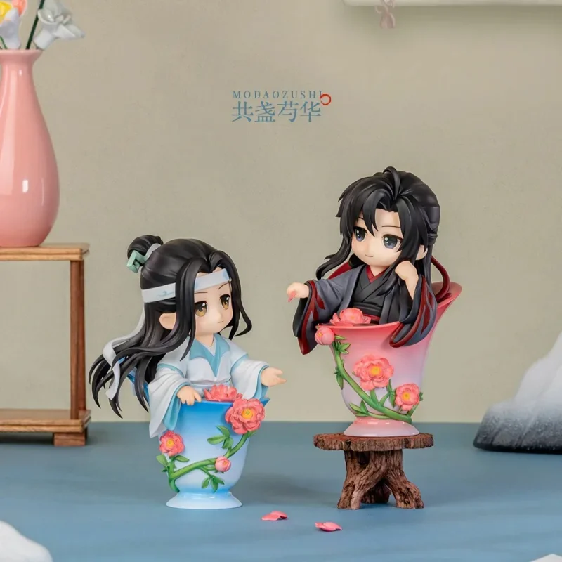 

Ink Road Ancestor Wei Wuxian Pottery Rhyme Flower Language Series Blind Box Version of The Hand Puppet Tide Play Ornaments Gift