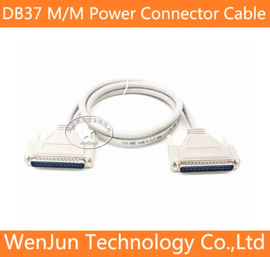 

High Quality Copper DB37 Male To Male Power Extension Cable 37-pin Cable for PC Computer Printer Data Cable