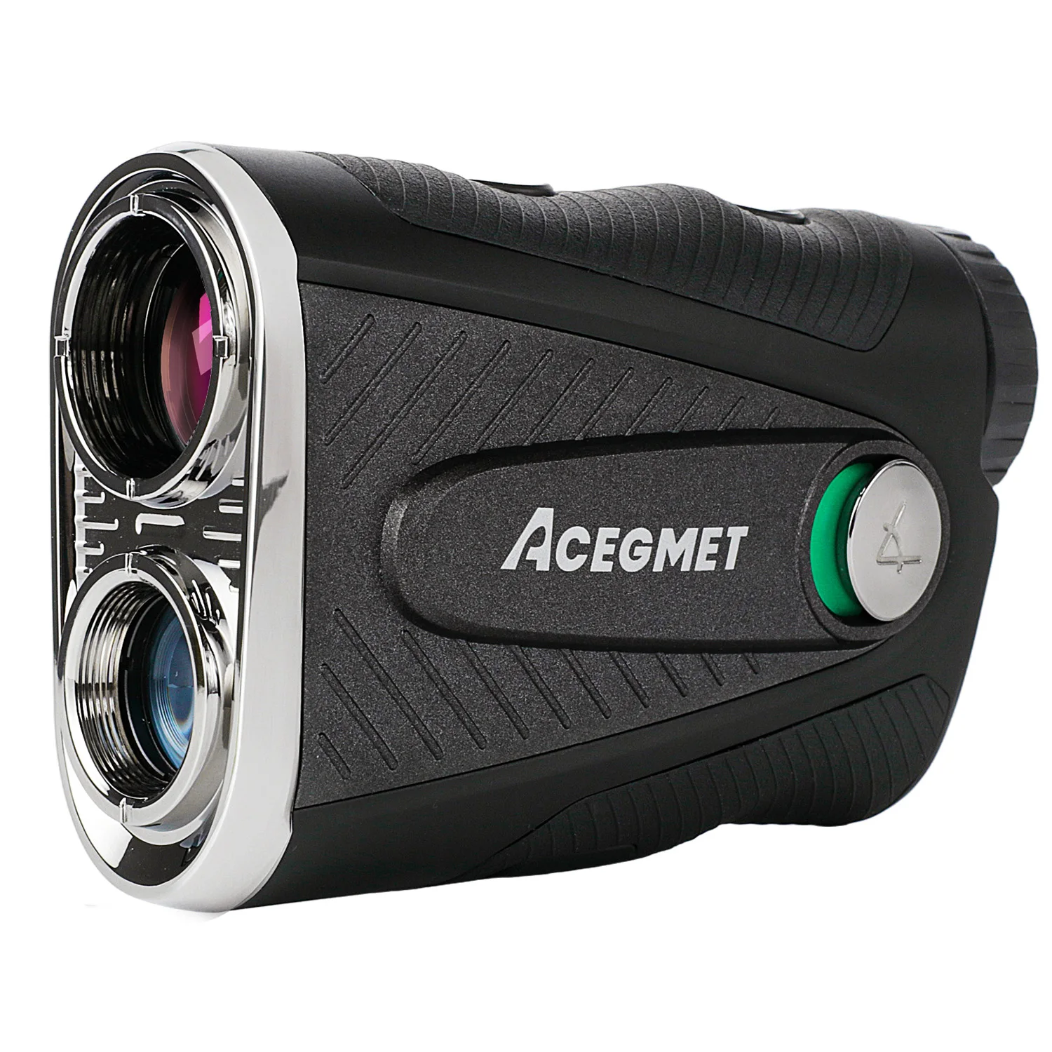 Red & BlackDual Display Rechargeable Slope Adjusted Flag-Lock Vibration Laser Distance Meter Rangefinder Golf Magnet