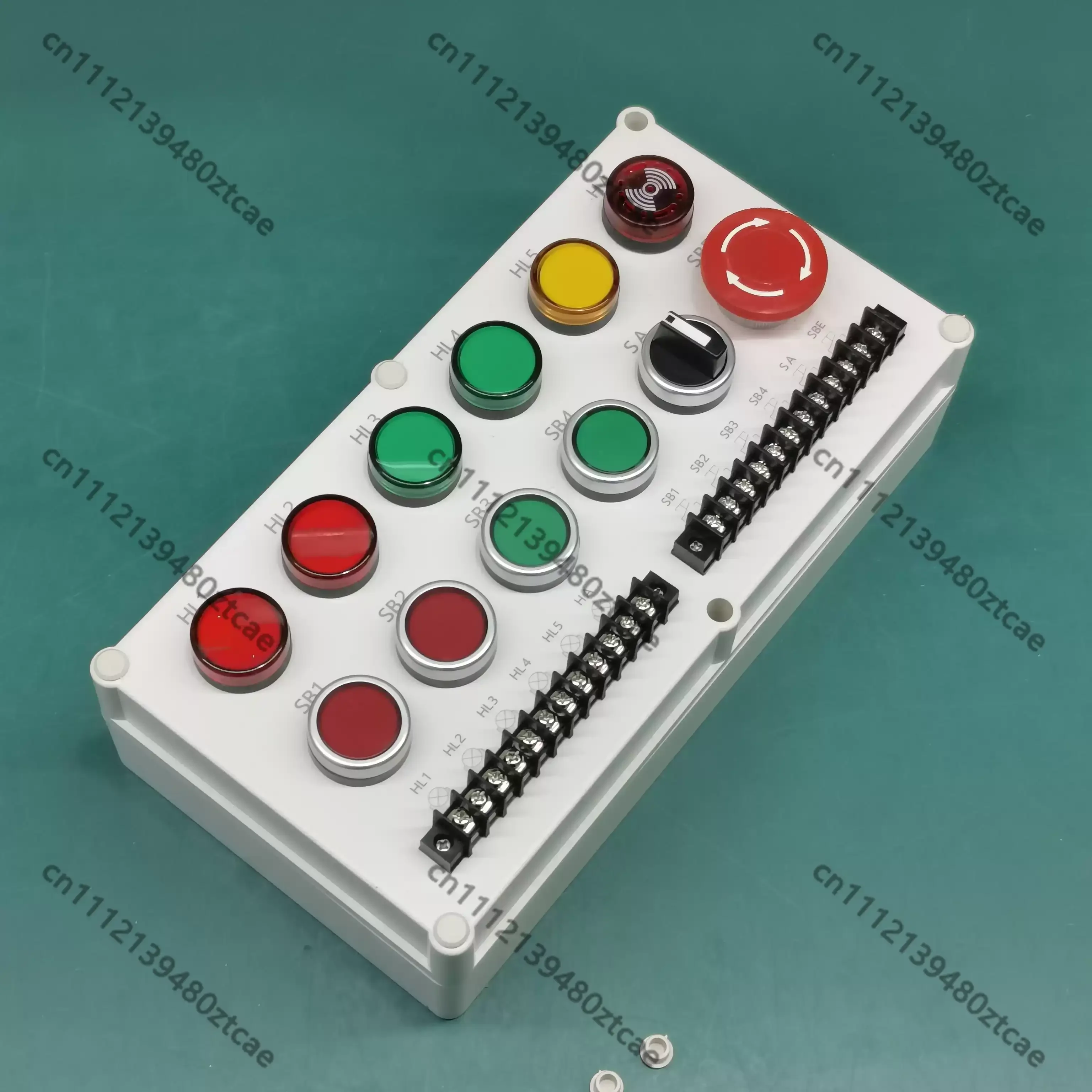 Debugging Push Button Box Industrial Control Teaching Training Terminal Operation Box For Electrician Automation Learning Bench