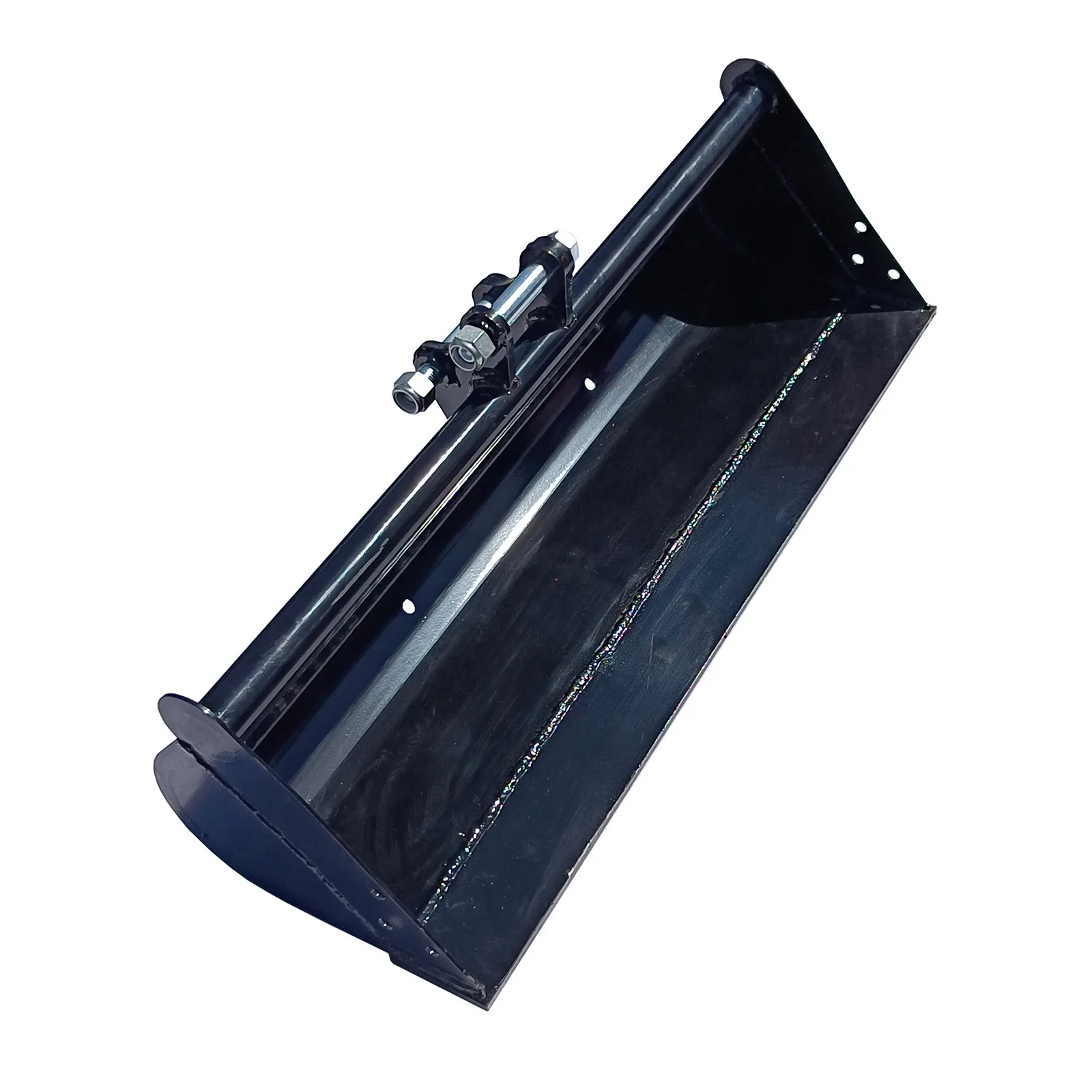 1000mm Flat Plain Bucket Mini Excavator Attachments For 1-1.5ton Excavators with Two Pins