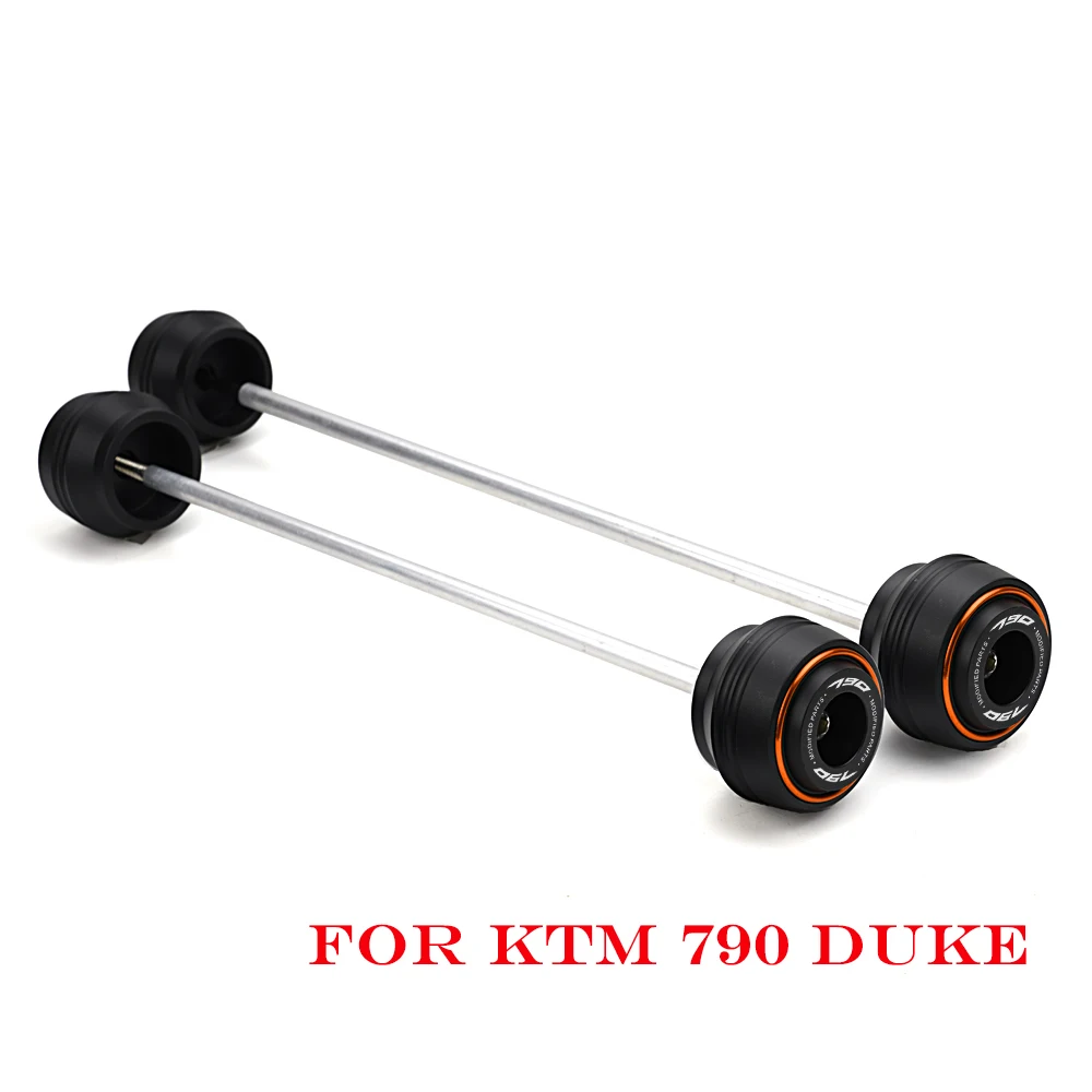 Per KTM 790 DUKE Duke790 2018-2024 2025 Moto Anteriore Asse Ruota Posteriore Crash Slider Protector M10 Forcellone Bobine Slider Stand