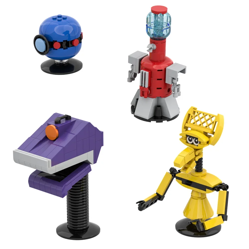 Gobricks MOC Movie Action Figure MST3K Mystery Science Theaters 3000 Building Blocks Model Mad Scientist Bricks Toy Kids Gift