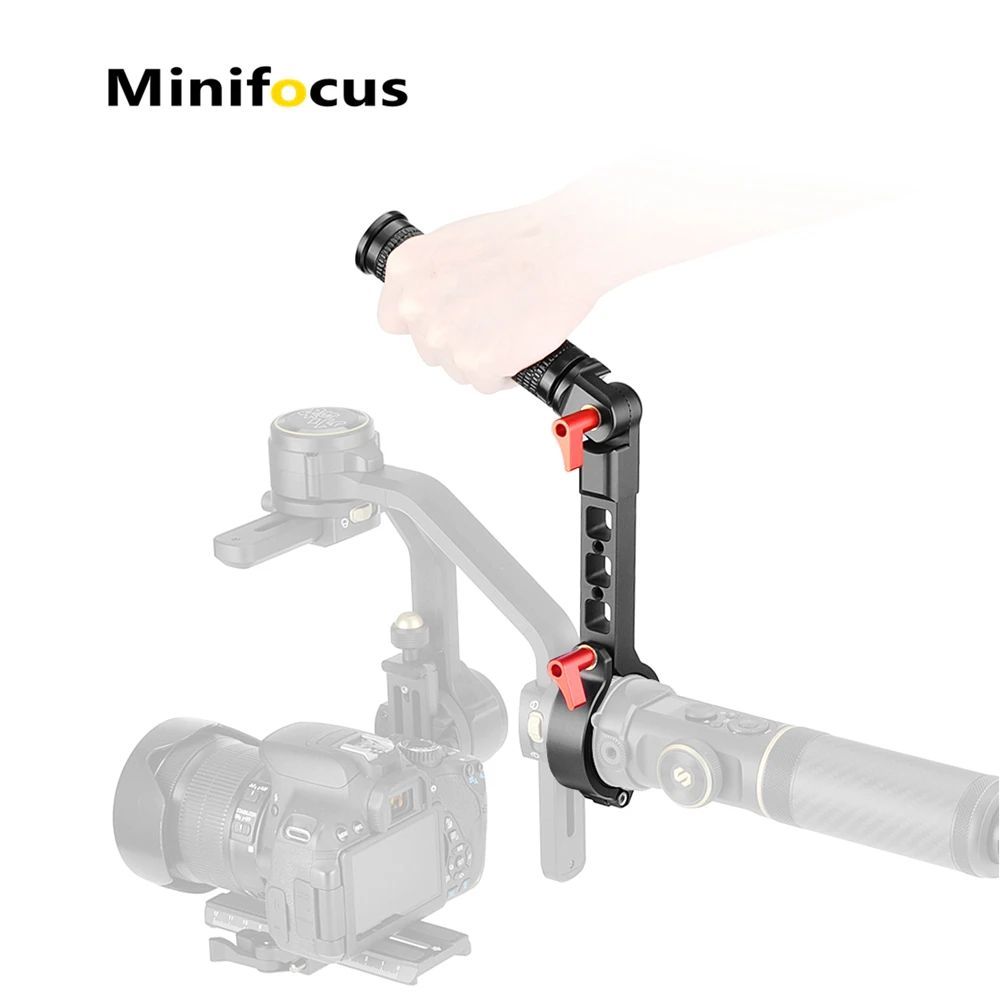 Minifocus Adjustable Handle Grip Hand Grip Compatible with ZHIYUN Crane 2S Handheld Gimbal Stabilizer Mount Extension Accessory