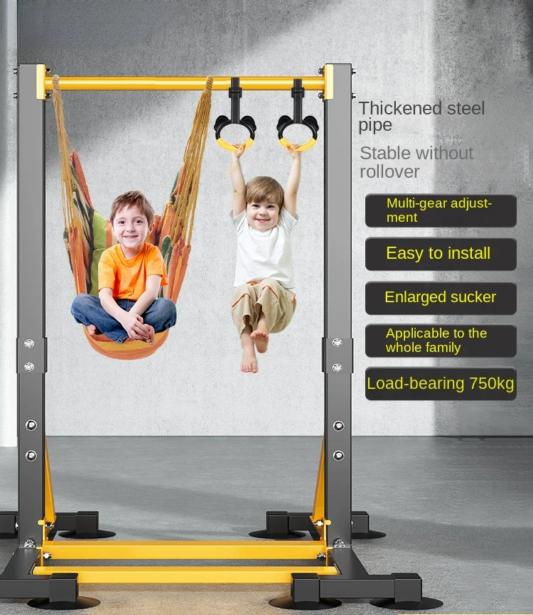 Horizontal Bar Home Indoor Pull-up Device Horizontal Bar Floor Children Stretch Hanging Bar Fitness Equipment