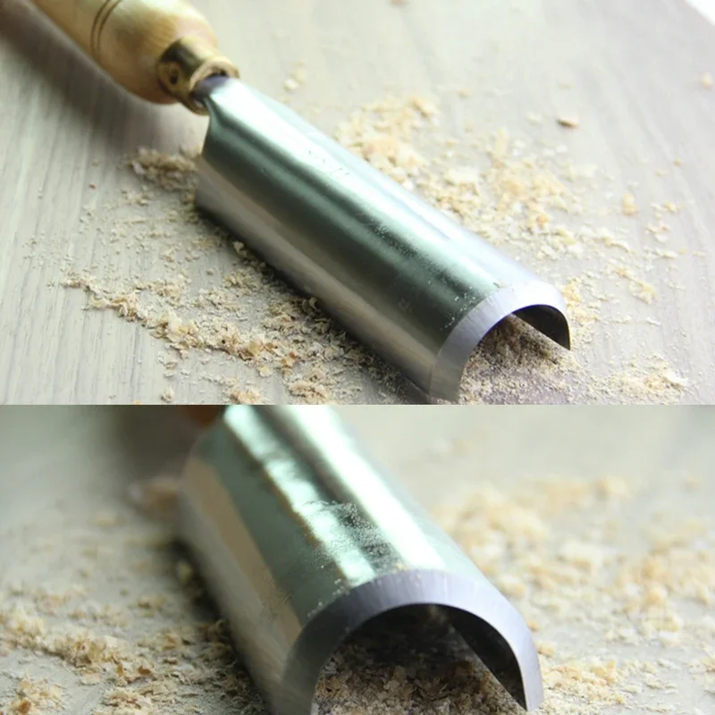 1 Piece High Speed Steel Semicircle Woodworking Chisel Knife Arc Wooden Turning Tool Roughing Woodworking Gouge