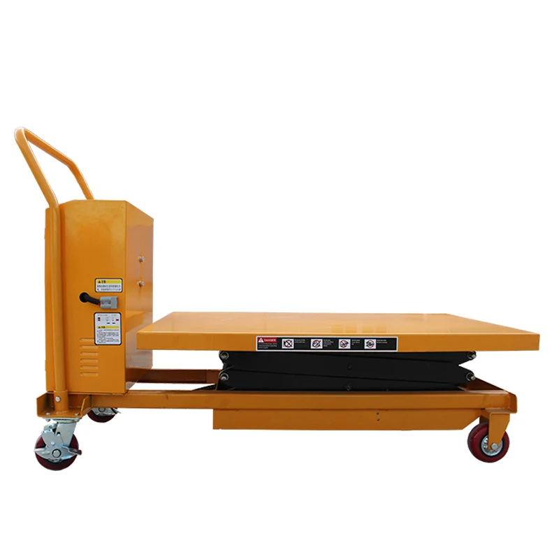 Heavy-Duty Mobile Platform Vehicle with Hydraulic Lift System